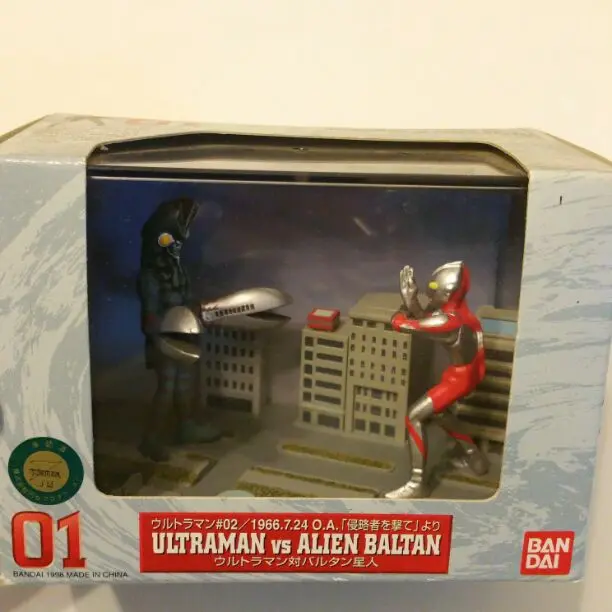 特撮ギャラリー01　『ウルトラマン対バルタン星人』ジオラマフィギュア BANDAI バンダイ 特撮ギャラリー ウルトラマン対バルタン星人 01 - メルカリ