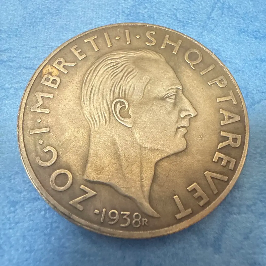 1935年R アルバニア 2 FRANG AR 銀貨　レア Albania 2 Franga Ari 1935 R | Katz Auction