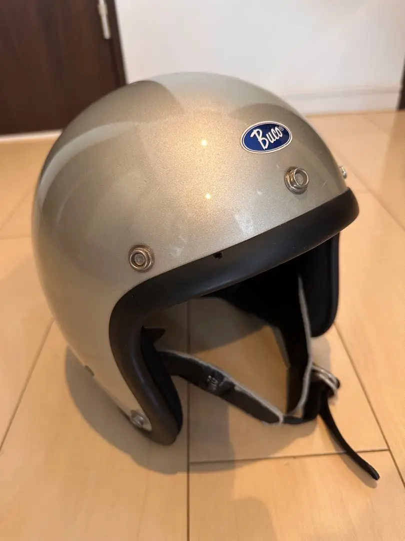 Buco シルバー ジェットヘルメット BUCO BUCO ブコ BABY GT SILVER/BK ベビーブコ ジーティー