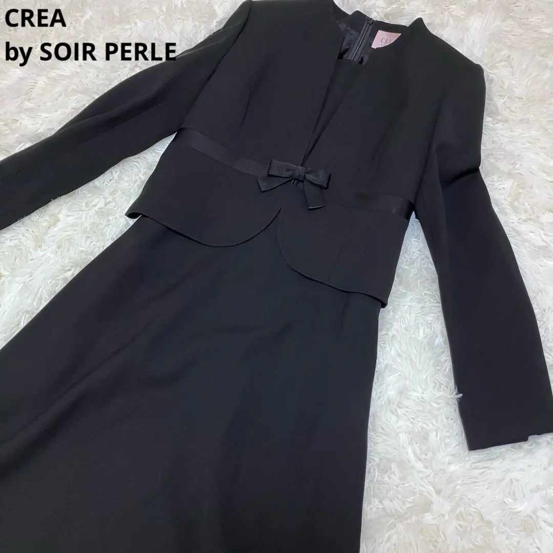 CREA by SOIR PERLE 黑色禮服 蝴蝶結 的縮圖