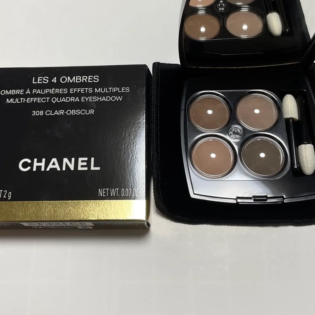 CHANEL アイシャドウ レキャトル オンブル308 クレール-オブスキュール レ キャトル オンブル 4色アイシャドウ（マルチ エフェクト