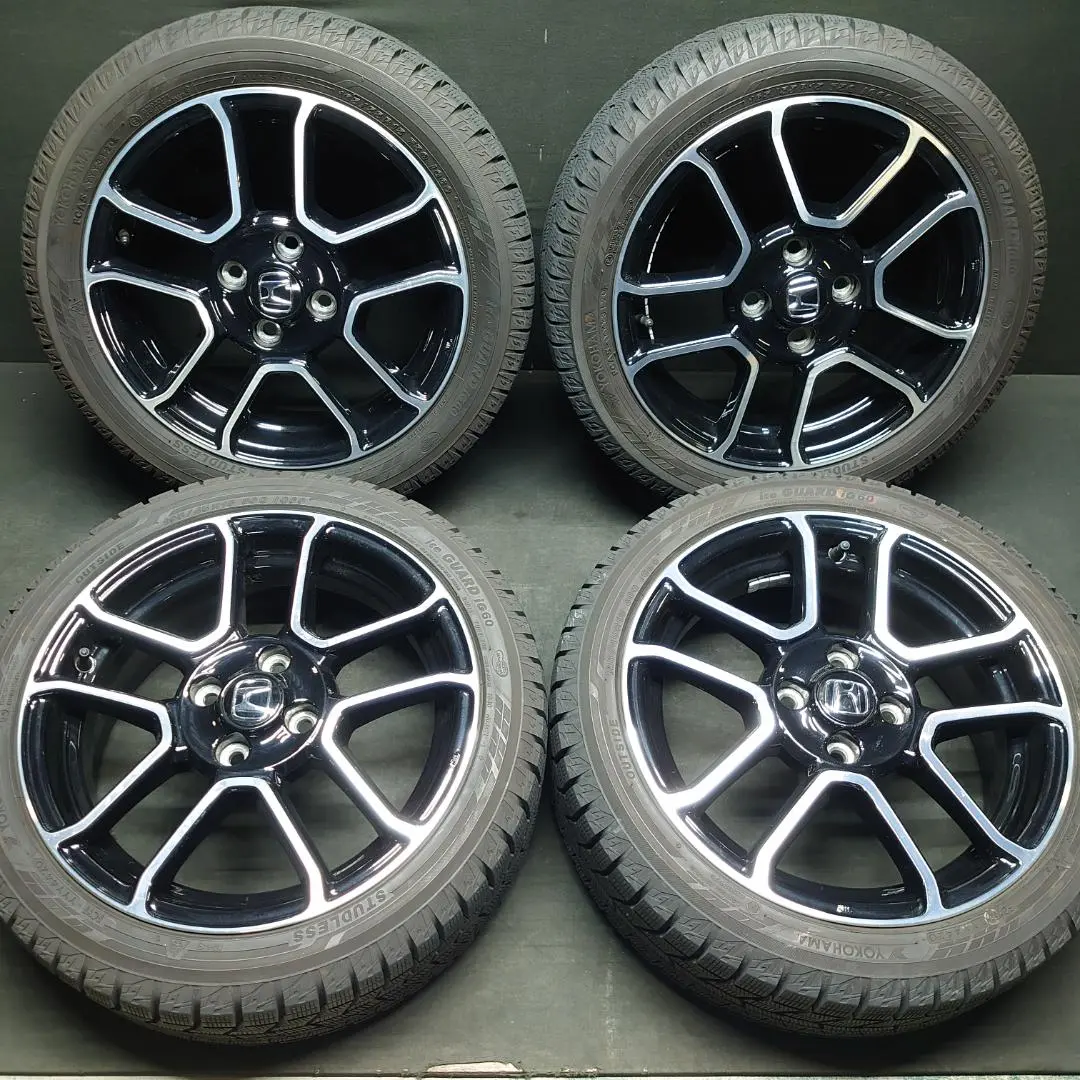 在庫処分!! S660 純正16インチホイール、スタッドレスタイヤ② 中古ホンダS660純正アルミ＆スタッドレス165/55R15/195/45R16