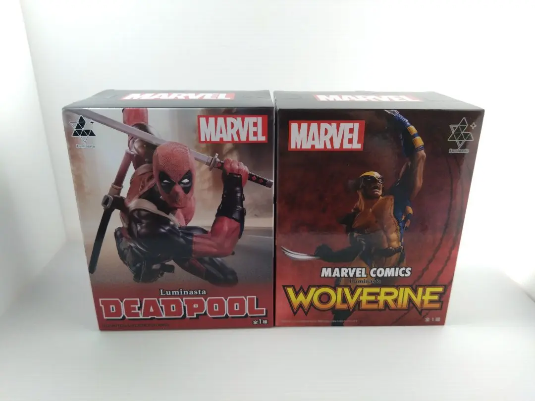MARVEL デッドプール Luminasta フィギュア セット MARVEL】デッドプールのプライズフィギュアがLuminastaシリーズ