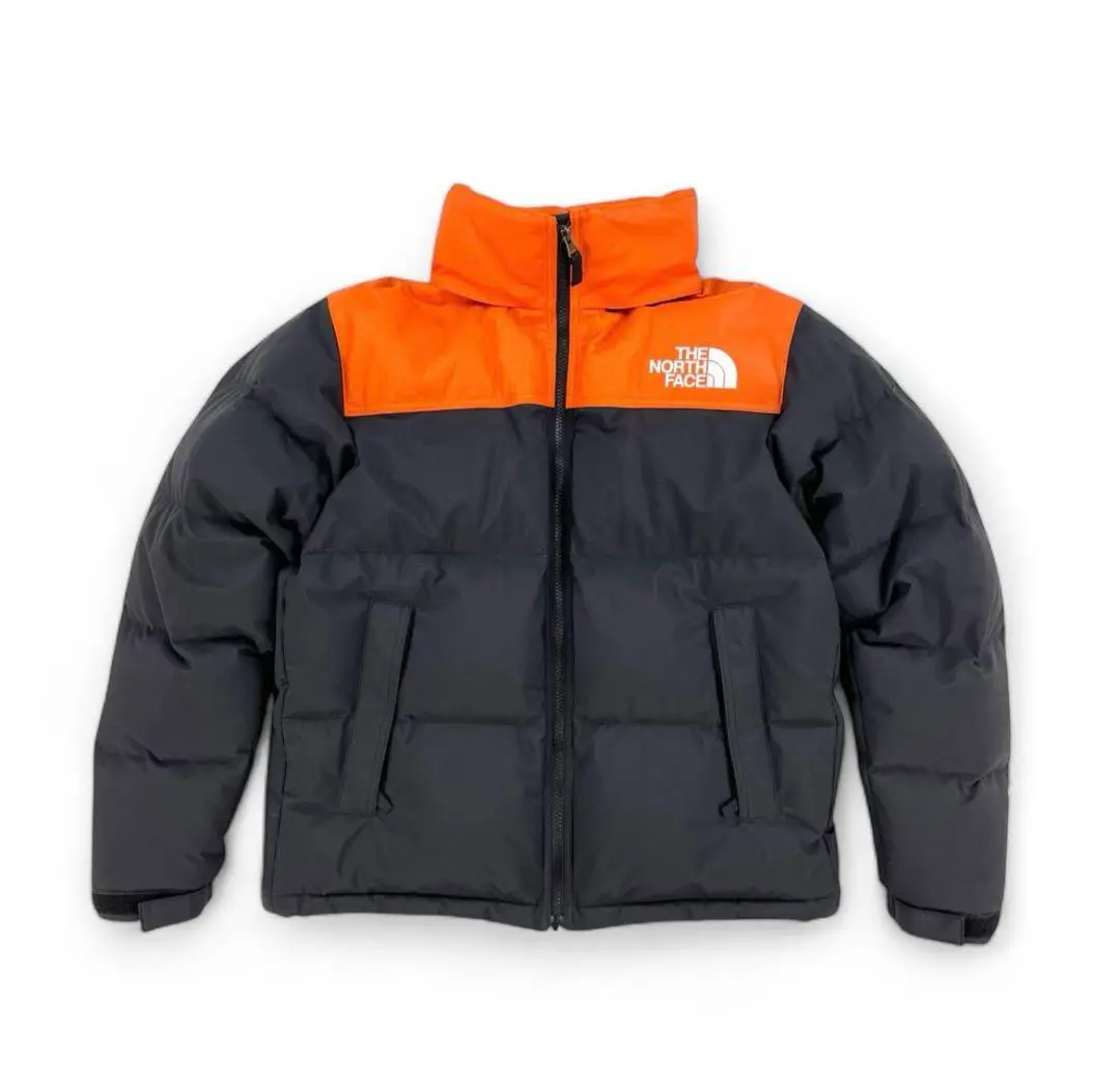 ノースフェイスオルター限定 GTX LEATHER NUPTSE JACKET【XL】GTXレザーヌプシジャケット【KR ブラック×オレンジ】直営店限定 altar 新品 THE NORTH FACE - ノースフェイスオルター限定 GTXレザーヌプシ
