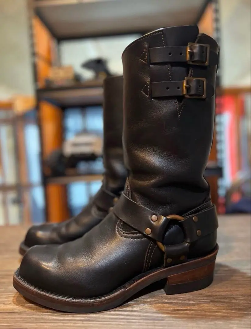 ウエスコ　wesco boss 9E ハーネスストラップカスタム WESCO URBAN LINE BOSS w/ Harness Straps Black Tie ウエスコ