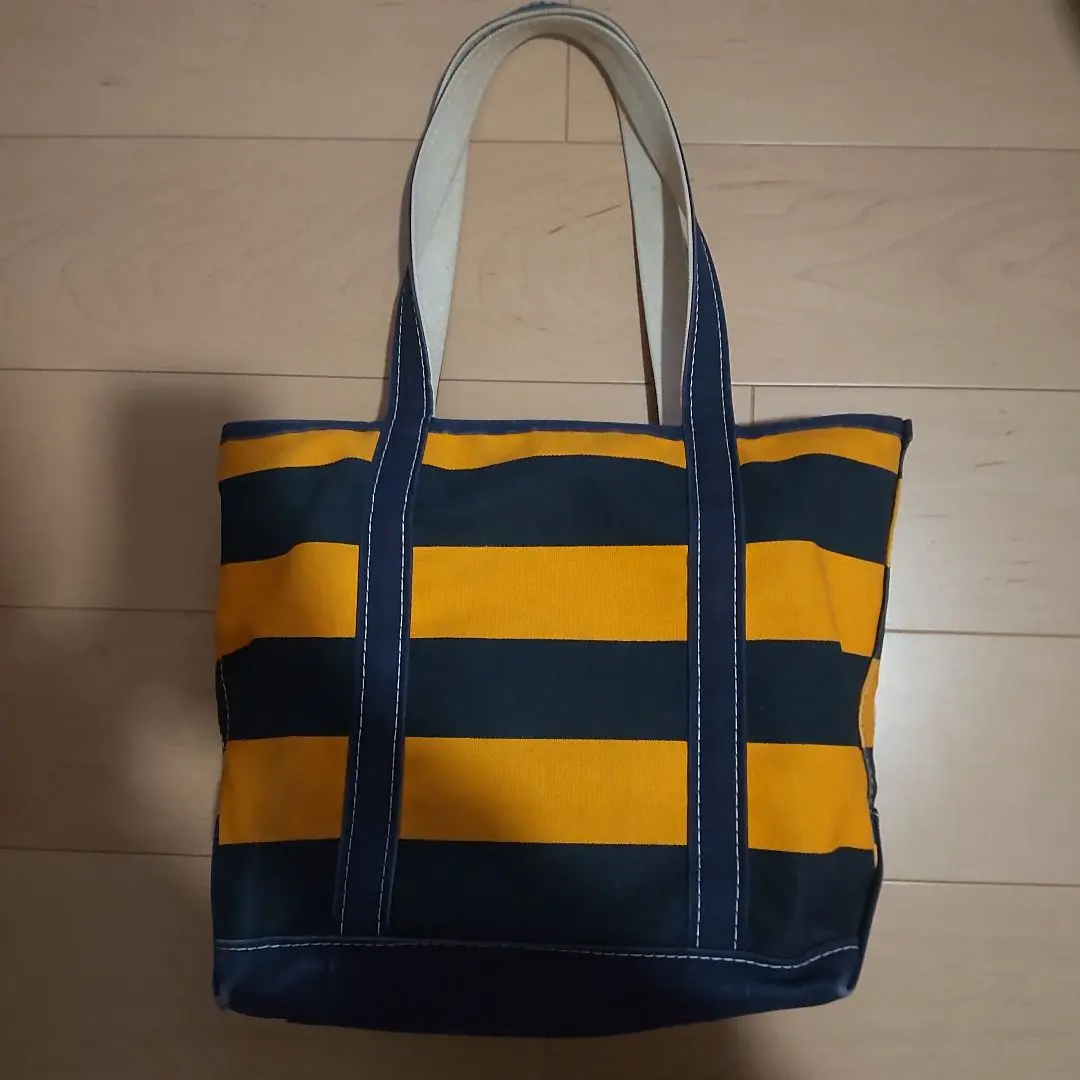 未使用品 LLBean ボート アンド トート　ストライプ　ボーダー セール】ボート・アンド・トート、オープン・トップ ストライプ