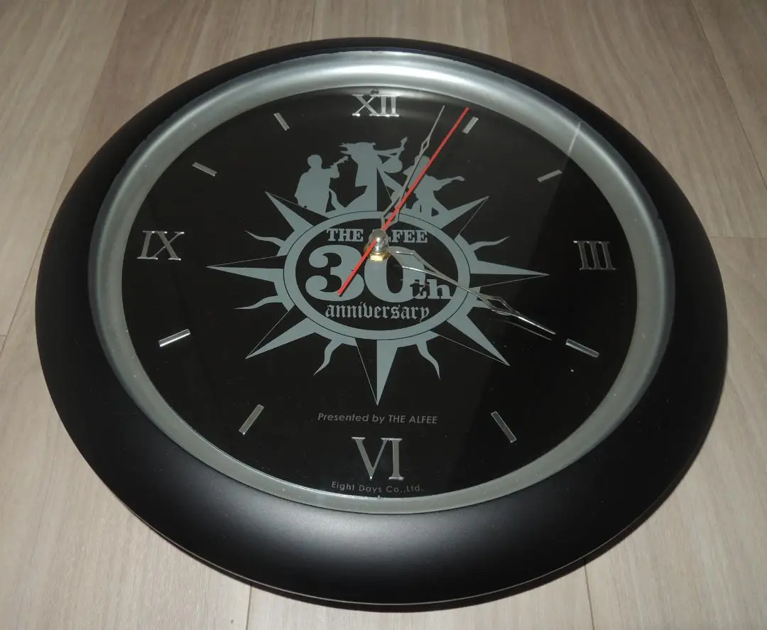 THE ALFEE 30th Anniversary ウォールクロック アルフィー 30周年限定 壁掛け時計 THE ALFEE 30th Anniversary