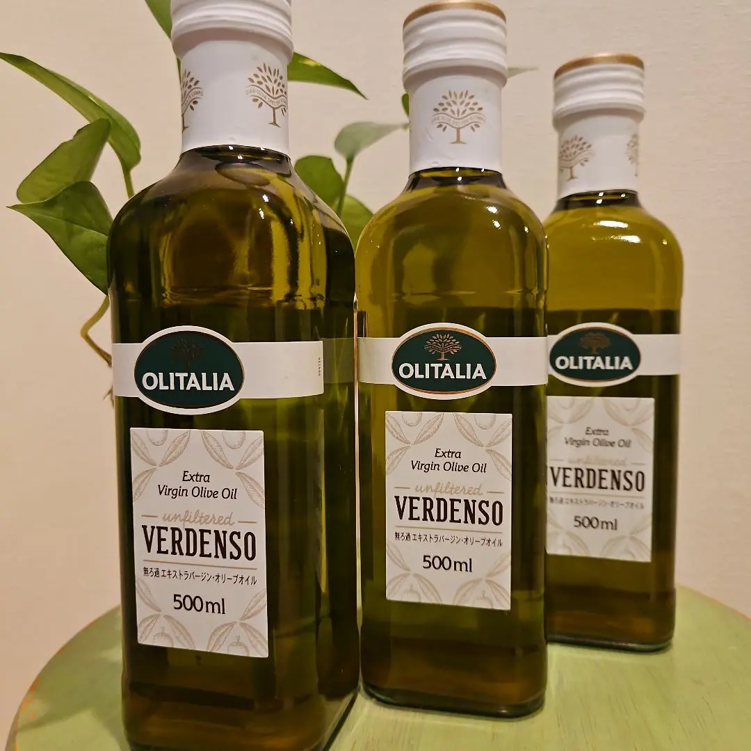 【新品・未開封品】【3個】無ろ過エキストラバージンオリーブオイル 500ml ベルデンソ VERDENSO 無ろ過 エキストラバージン オリーブオイル
