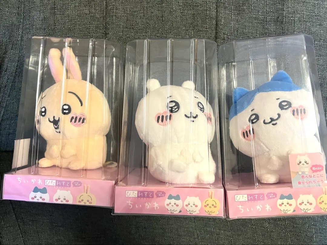 【新品未使用未開封】ぴたれすと うさぎ ハートほっぺ ちいかわ3個 ちいかわ - ちいかわ♪ぴたれすとハートほっぺ うさぎ☆新品未