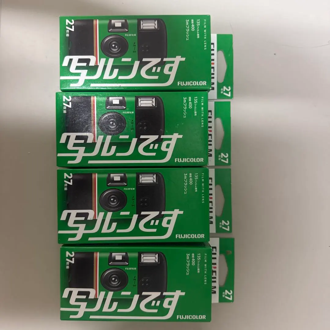 富士軟片 一次性相機 27張拍攝 4個裝 的縮圖