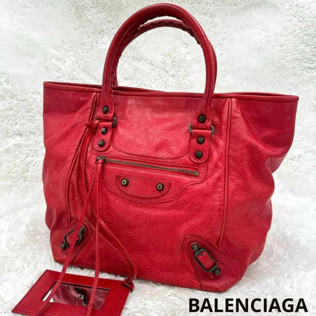 BALENCIAGA ザ サンデー レザー ハンドバッグ 2025年最新】バレンシアガ ザ・サンデーの人気アイテム - メルカリ