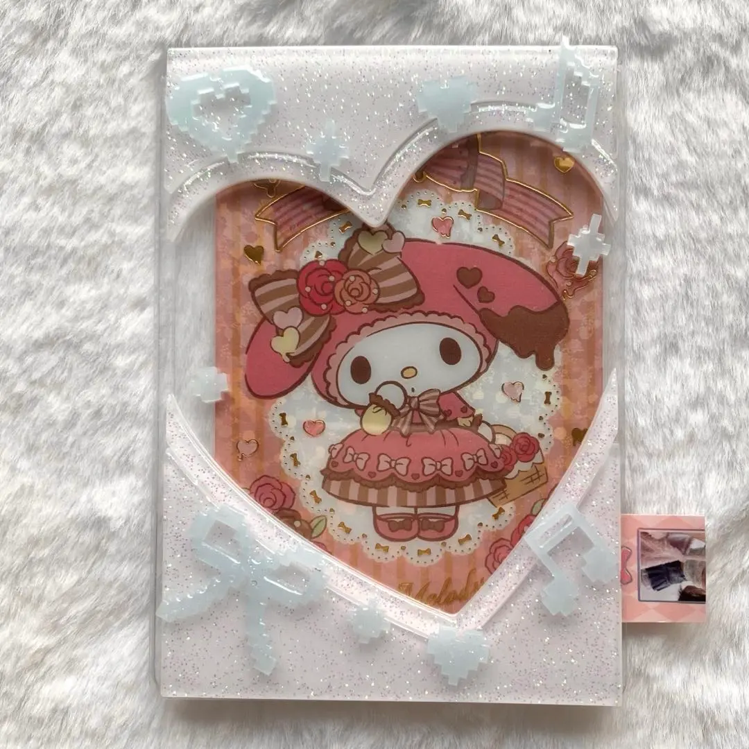 Thumbnail of Trading card case deco: Heart pixel, blue