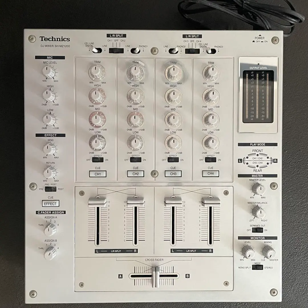 【店商保久大さん専用】Technics DJミキサー シルバーSH-MZ1200 店商保久大さん専用】Technics DJミキサー シルバーSH-MZ1200