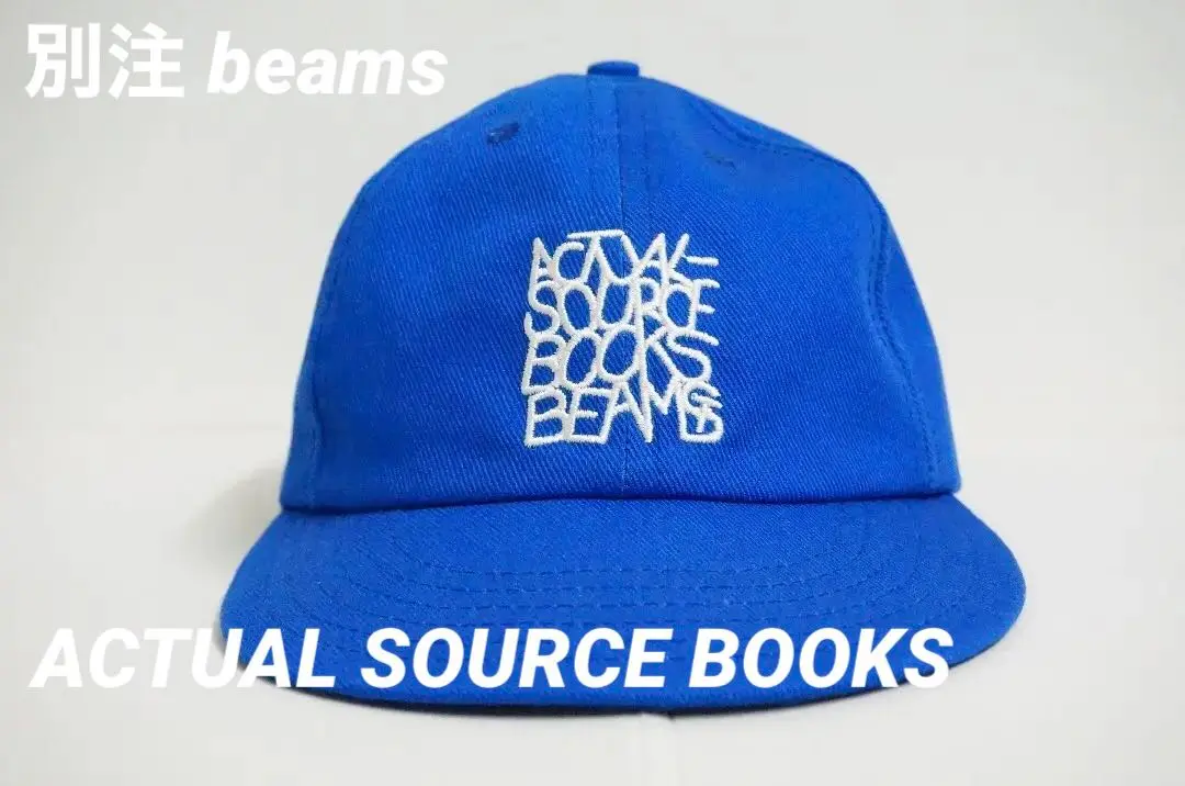 タグ付き　ACTUAL SOURCE BOOKS CAP ブルー ACTUAL SOURCE 23SS on 6.24 : JIMS STORE & JIMS City BLOG