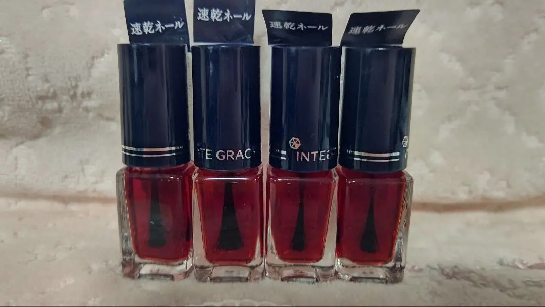 新品 インテグレート グレイシィ ネールカラー92 4本セット 資生堂】 インテグレート グレイシィネールカラー 92 4mL