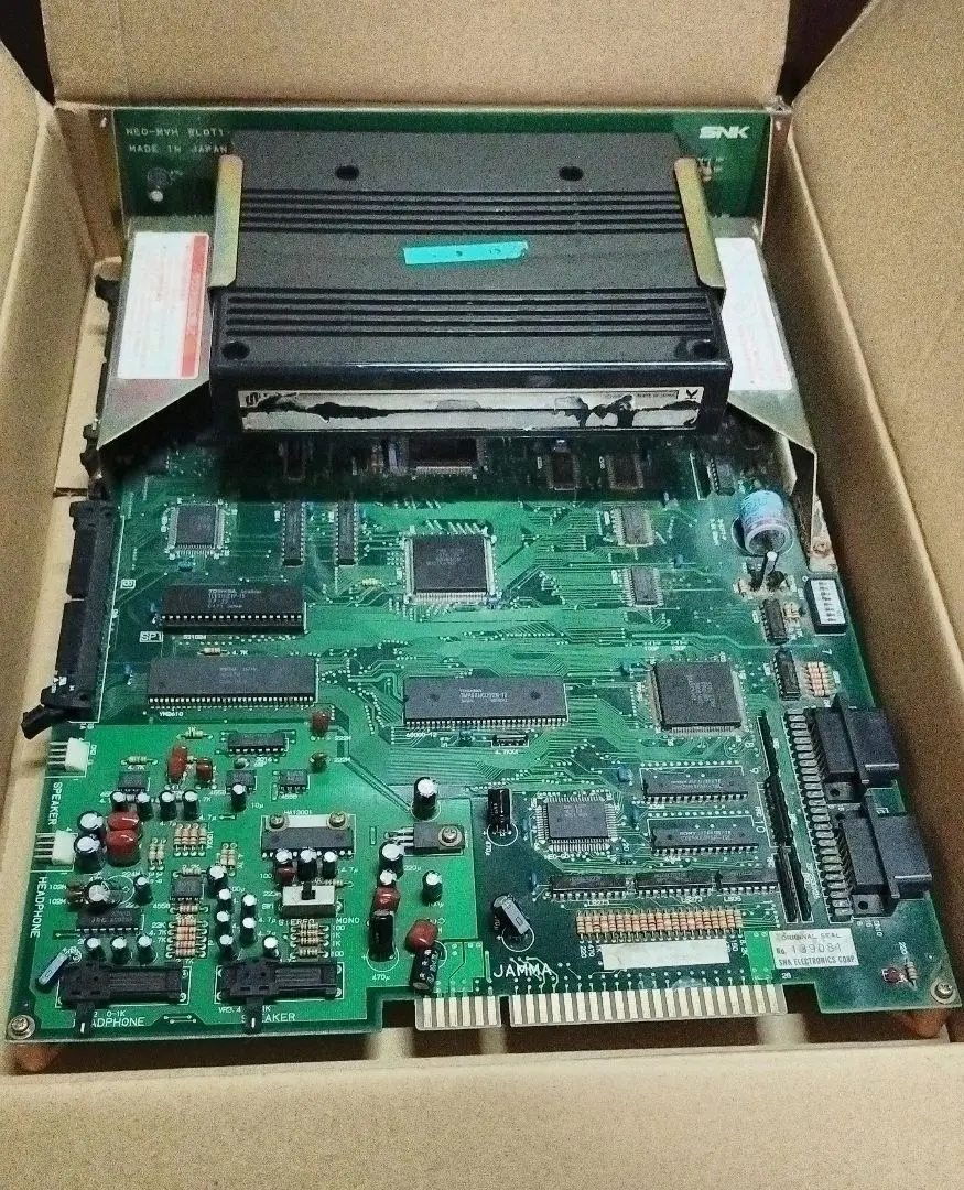 アーケード基板 MVS マザー Universal-BIOS 装着 ネオジオ 極小ネオジオ基板『MV-1C』のUniBios化&電池ソケット化｜H/de