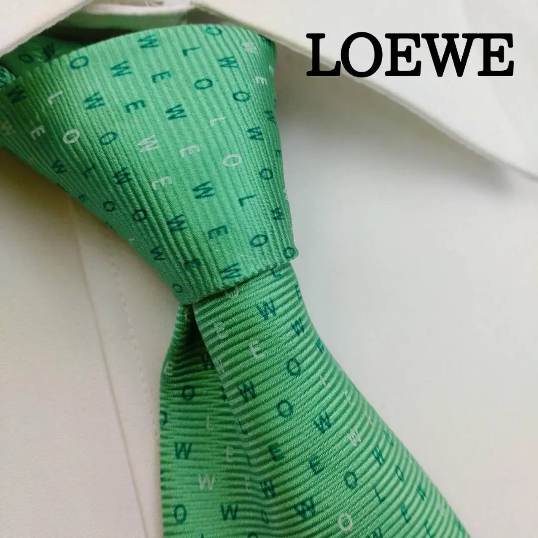 LOEWE（ロエベ） ネクタイ グリーン 青 花柄 2025年最新】ロエベ ネクタイの人気アイテム - メルカリ