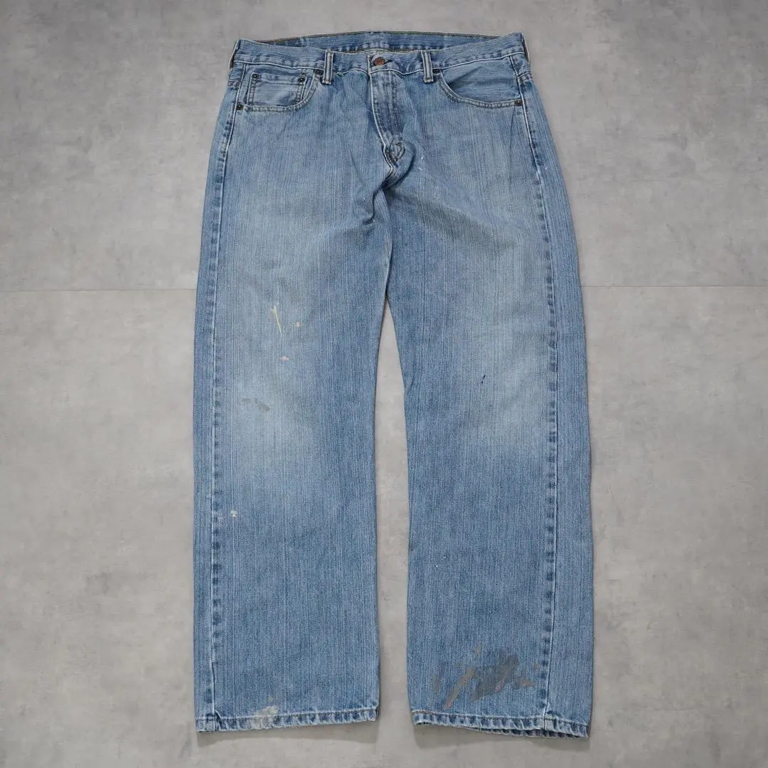 Thumbnail of Levi's 569 Levis W34 Blue Denim Jeans Vintage Bottoms 15657