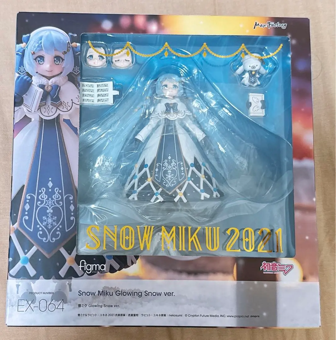 figma EX-64 雪ミク Glowing Snow ver. 未開封 figma Character Vocal Series 01: Hatsune Miku Snow Miku