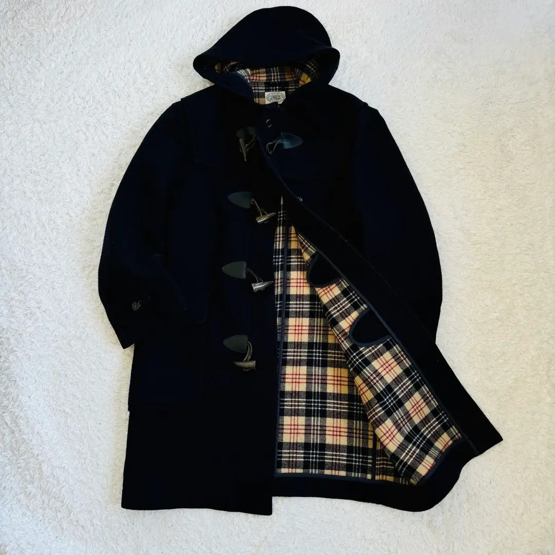 Thumbnail of Excellent condition! J.PRESS J.Press Thick Wool Duffle Coat, Fully Checked Lining, Size L