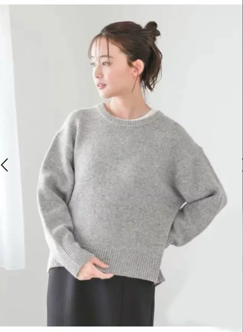 Global Work 亮片閃爍針織衫 灰色 M 尺寸 的縮圖