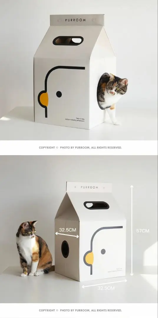 モコモコねこカゴバッグ - キャット•イン•ダ•ハウス