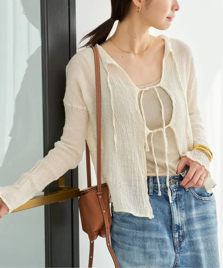 新品・タグ付き☆Plage　アトリエフランセ　別注 2WAY ブラウス LES ATELIERS FRANCAIS DE CONFECTION 別注 2WAY ブラウス