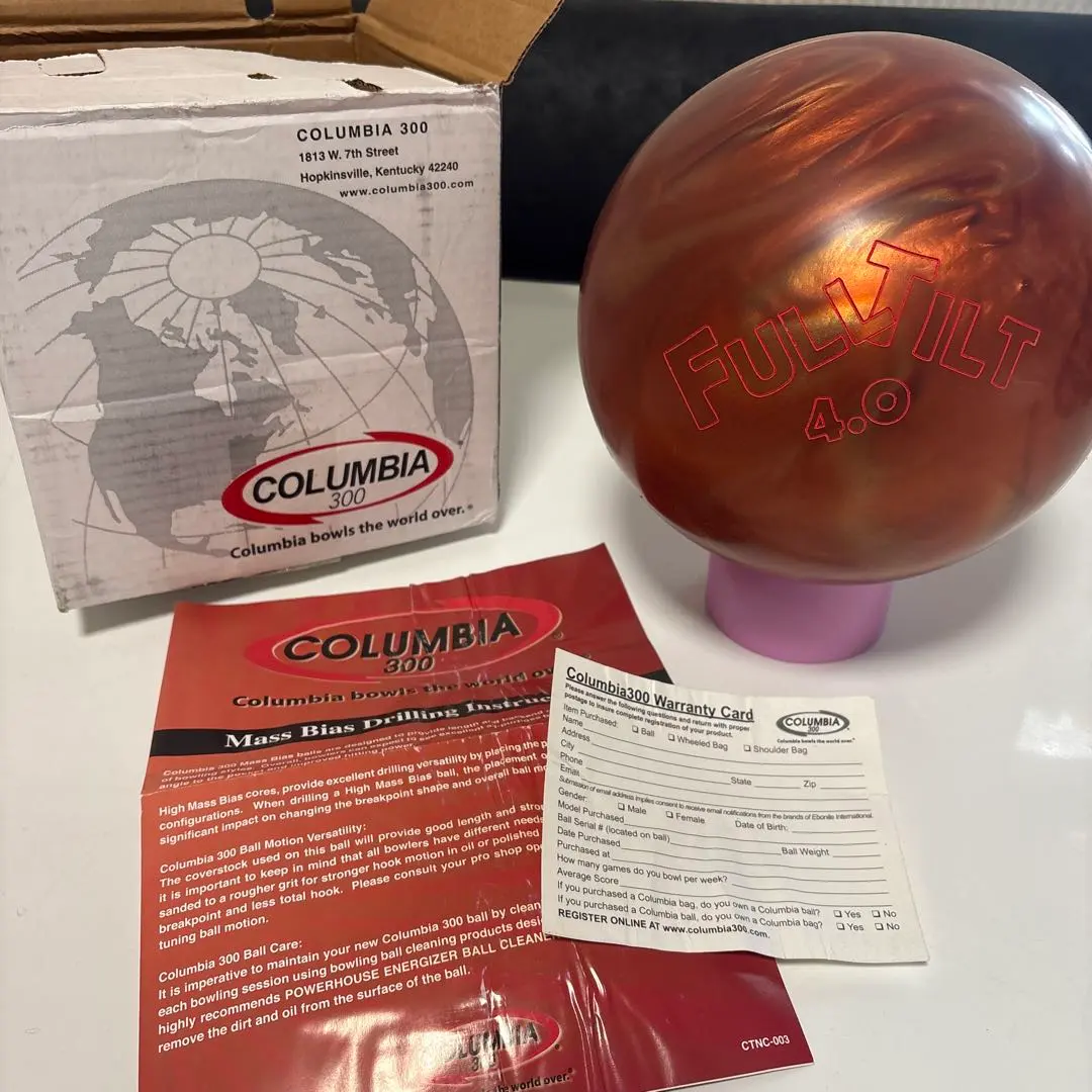 未使用　ボウリング　球　15ポンド　詳細不明　ボーリング　未加工　コロンビア 2025年最新】Columbia ボウリングの人気アイテム - メルカリ