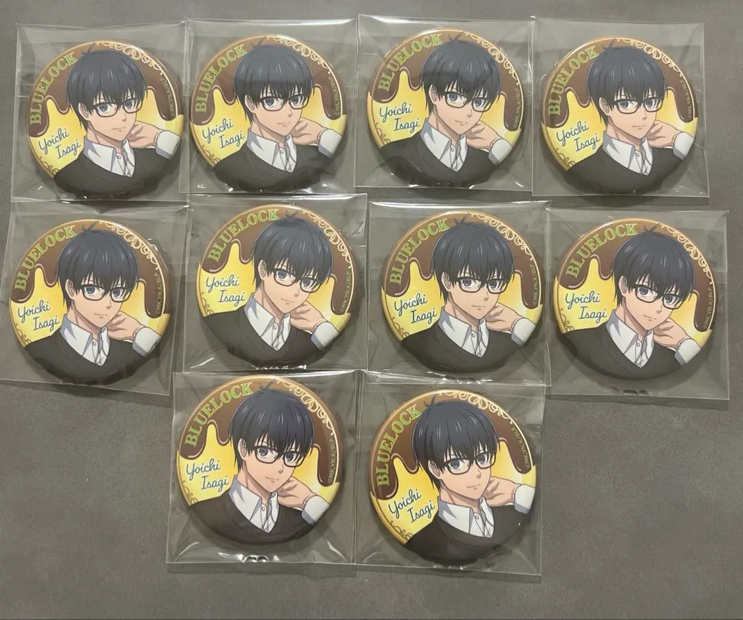 Thumbnail of Anisugar Pudding Purchase Bonus Can Badge: Reading Autumn, Yoichi Isagi, 10 pieces