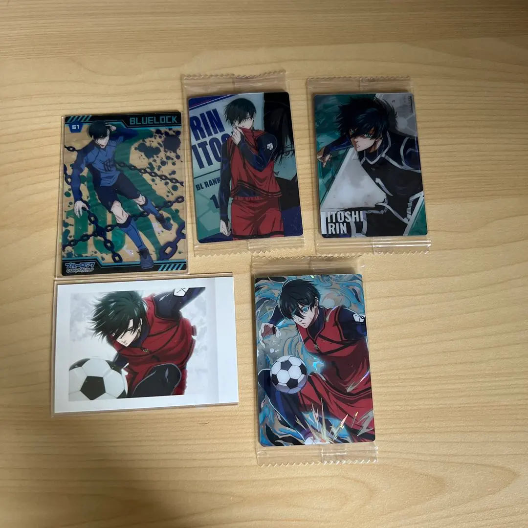 Thumbnail of Blue Lock Rin Itoshi Card Set of 5