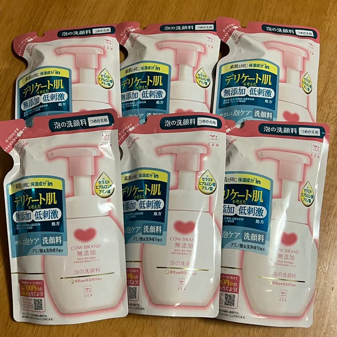 Thumbnail of 【New】Cow Brand Additive-Free Foaming Facial Wash Refill 140ml x 6