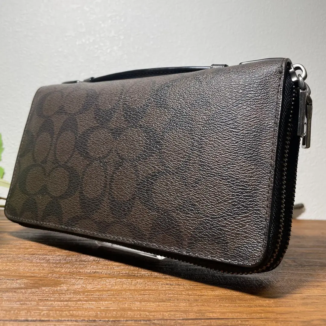 【美品】COACH シグネチャー PVC オーガナイザー F93504 美品】COACH シグネチャー PVC オーガナイザー F93504 - メルカリ