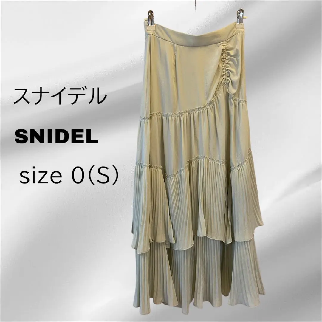 プリーツティアードナロースカート SNIDEL（スナイデル）の「プリーツティアードナロースカート
