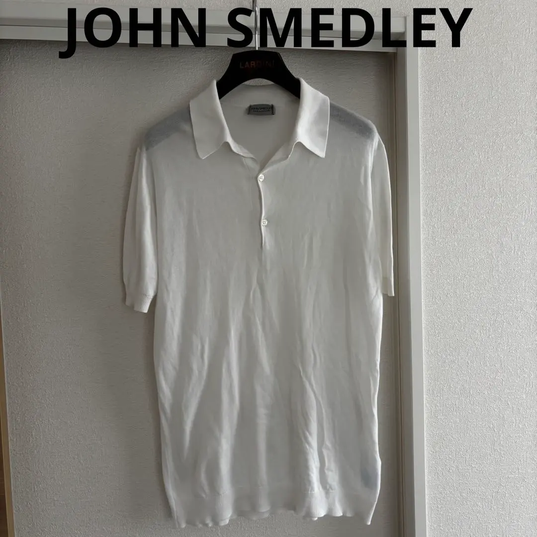 Thumbnail of Excellent Condition: JOHN SMEDLEY Sea Island Cotton Knit Polo Shirt