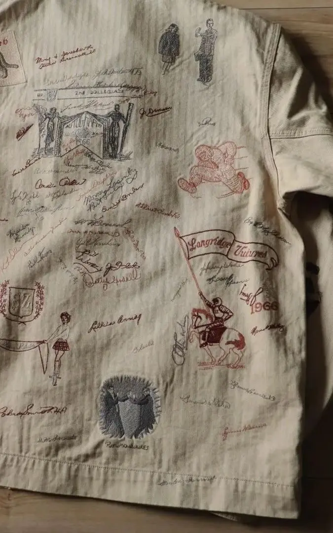 Samuel Zelig 刺繍　半袖シャツ Samuel Zelig 刺繍 半袖シャツ
