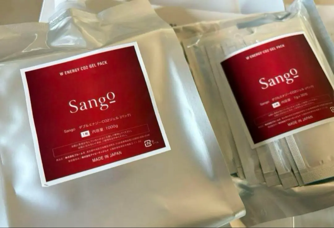 sango炭酸パック30回分　おまけ付き WエナジーCO2ジェル(30回分) | 【Sango】オンラインショップ