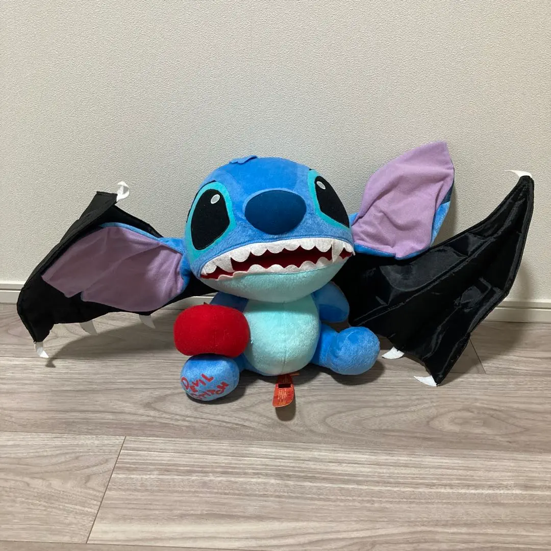 ディズニーストア スティッチ デビル 悪魔 ハート ぬいぐるみ 希少 激レア ディズニーストア スティッチ デビル 悪魔 ハート ぬいぐるみ