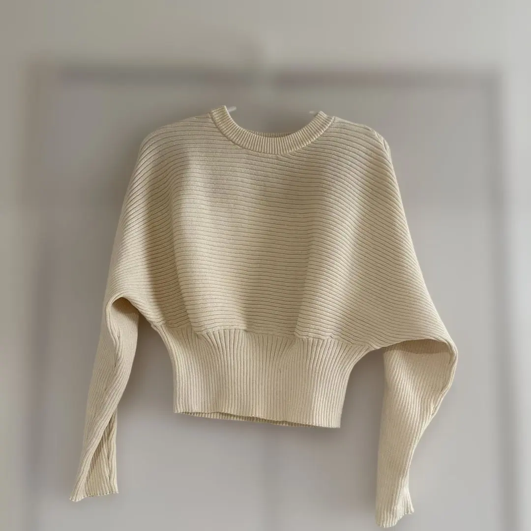 Thumbnail of URBAN RESEARCH Ivory Knit Sweater Free