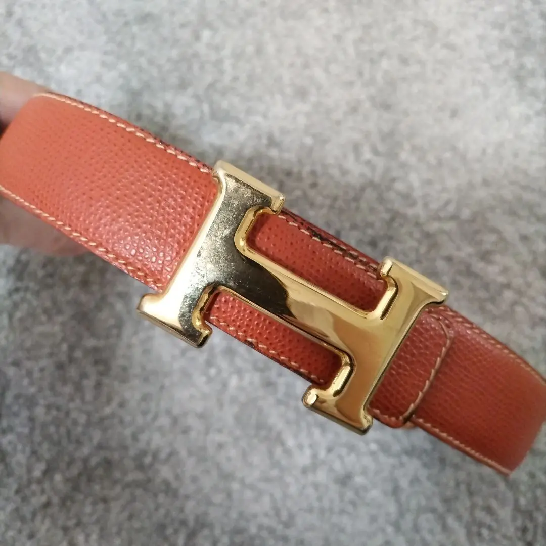 ハイクラス　モスグリーン　レザーベルト 75/90 HIGH-CLASS ハイクラス モスグリーン レザーベルト 75/90 HIGH-CLASS在