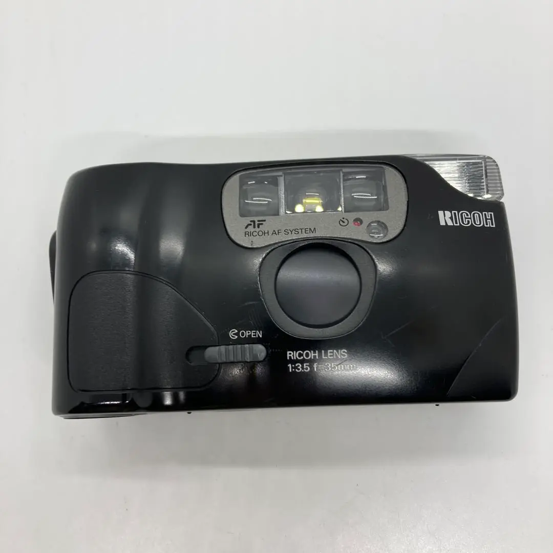 A23✨希少✨RICOH FF-9SD LIMITED コンパクトフィルムカメラ 中古】RICOH リコー FF-9SD LIMITED スケルトン コンパクト