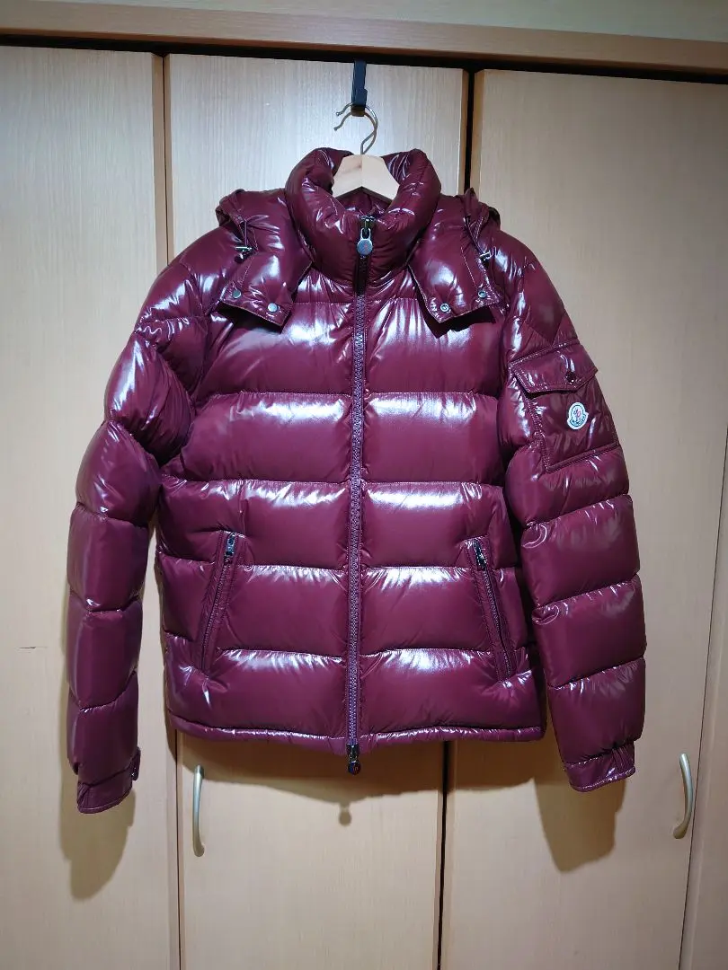 モンクレール　マヤ　MAYA　ワインレッド　サイズ3 MONCLER モンクレールMAYA マヤサイズ3