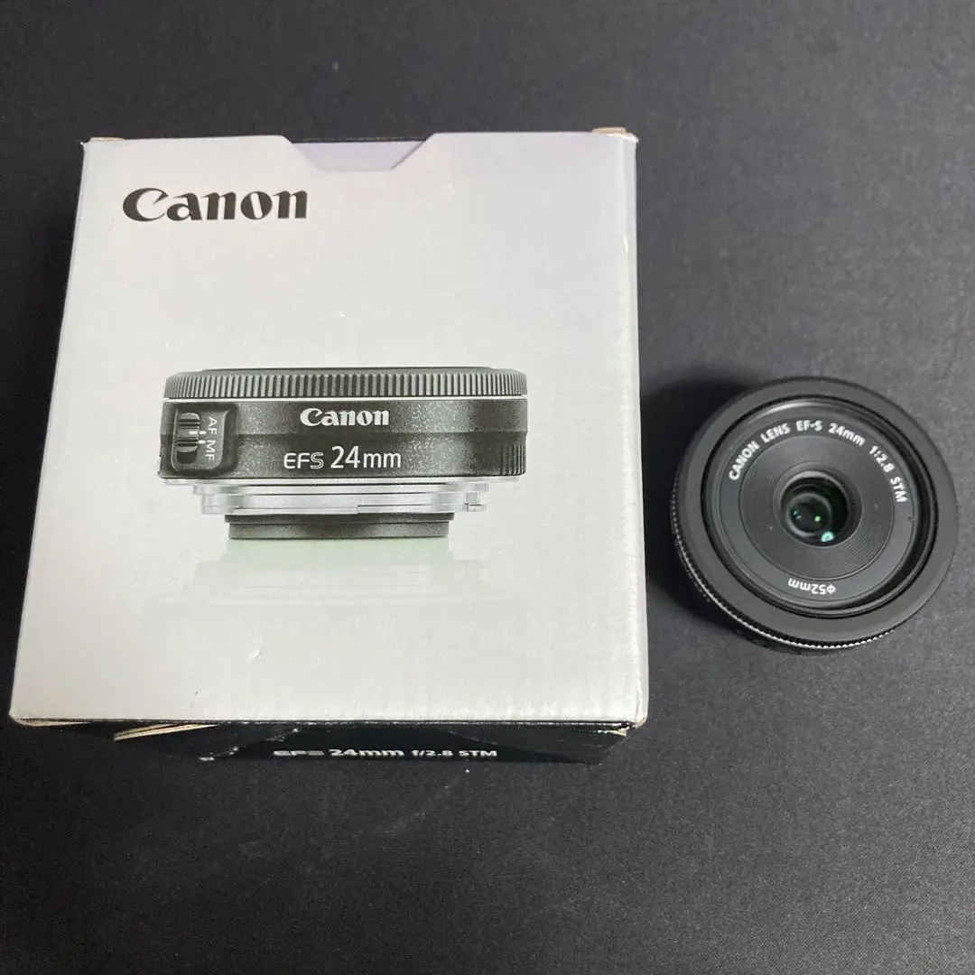 キャノン　EFS 24mm f2.8 STM　元箱あり Amazon | Canon 単焦点広角レンズ EF-S24mm F2.8 STM APS-C対応