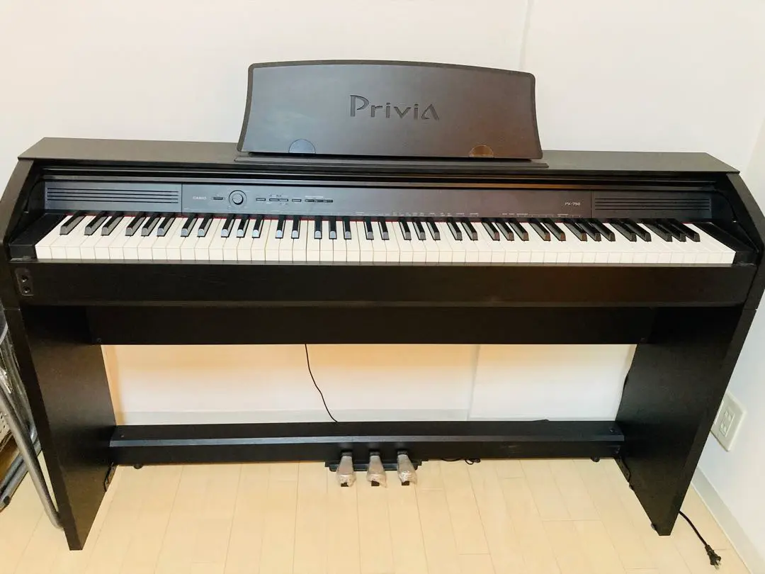 CASIO PX-750BN 2012年製 PX-750BK / 750WE / 750BN - デジタルピアノ＜プリヴィア