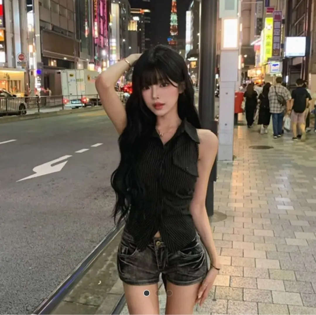 Thumbnail of Amood Camisole Tank Top Striped Shirt SIZENIRUKU