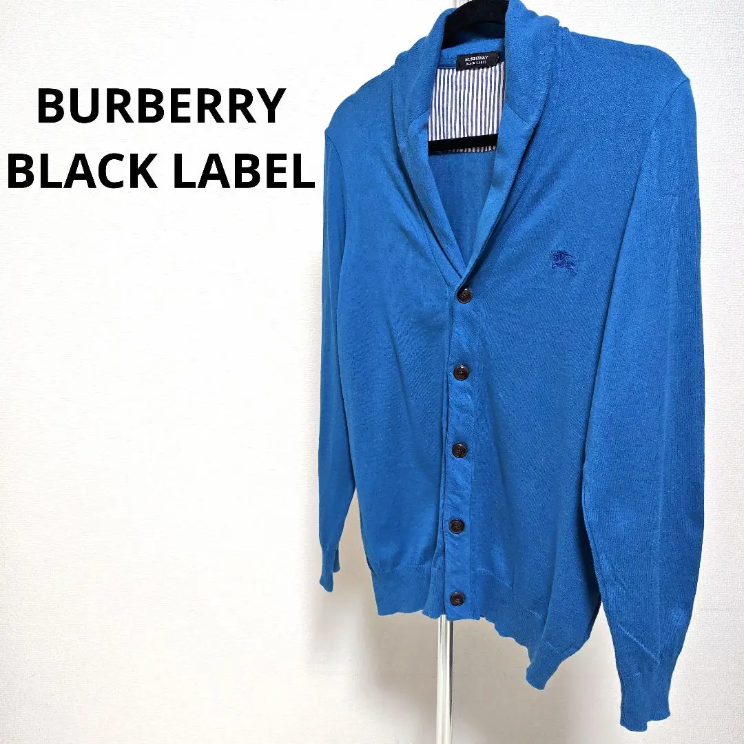BURBERRY BLACK LABEL ネイビー カーディガン サイズ３ 2025年最新】BURBERRY BLACK LABEL カラー：ブルー系