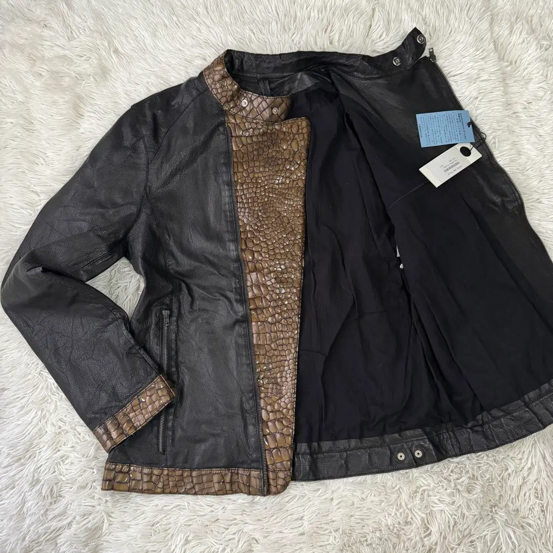 状態◎ 上質本革 MARCO TAGLIAFERRI レザージャケット 羊革 marco tagliaferri leather tailored jacket | NOIR ONLINE