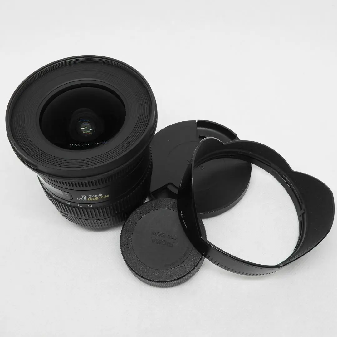 最終値下げ☆美品☆SIGMA 10-20mm f3.5 EX DC Nikon Sigma 10-20mm f/3.5 EX HSM ELD SLD Aspherical Super Wide