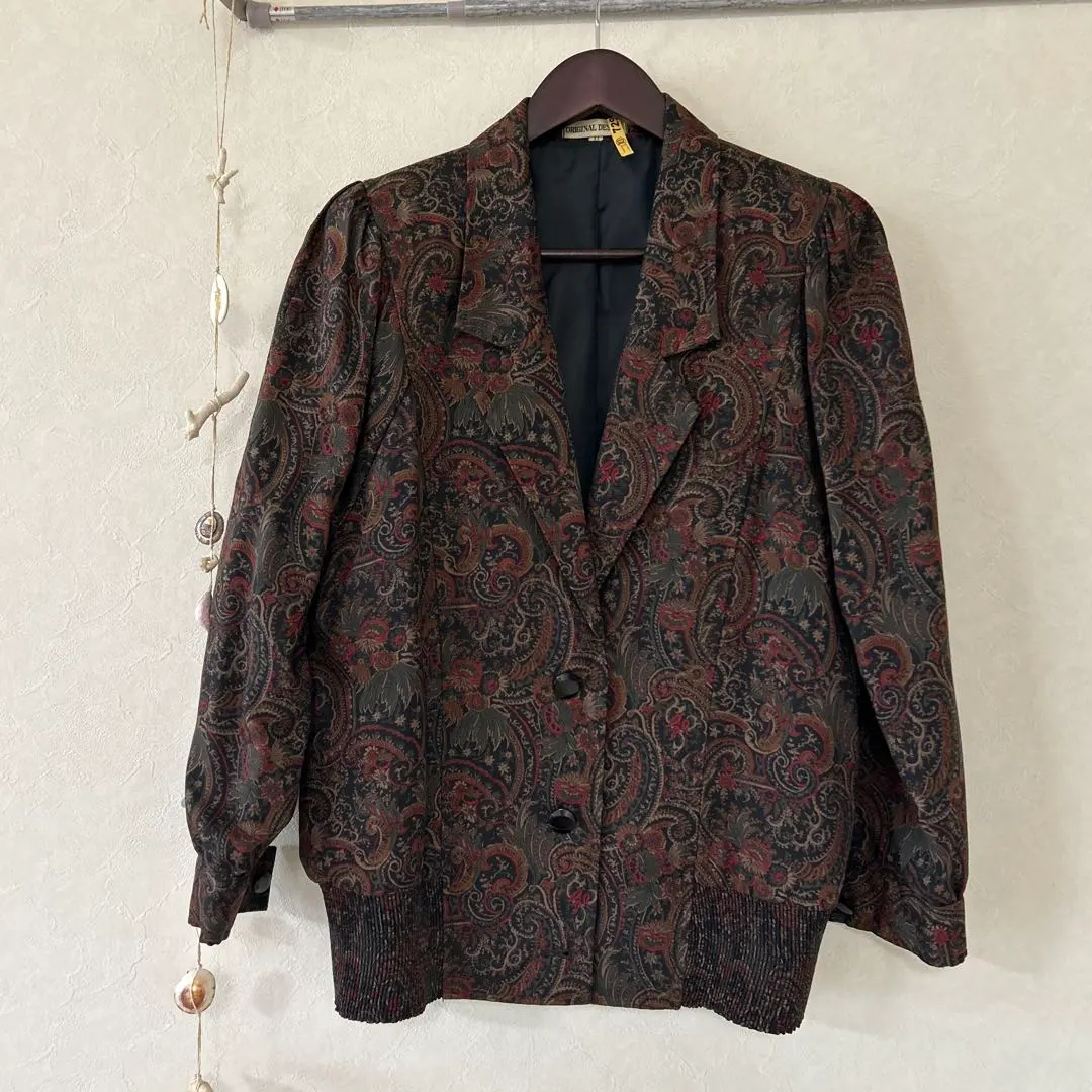 Thumbnail of Paisley Pattern Balloon Sleeve Jacket