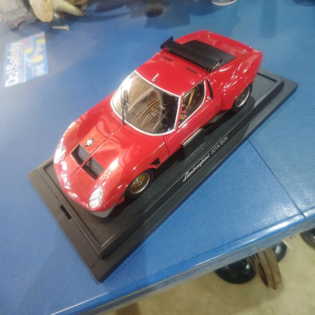 No9 ジャンク ミニカー1/18箱ありLamborghini JOTA SVR 未開封品 1/18 京商 Lamborghini JOTA SVR ブルー