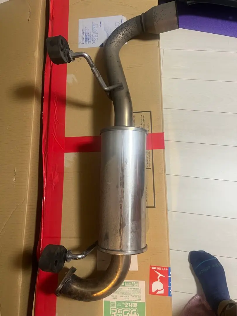 スズキジムニーJB64W・シエラJB74WHKSリーガルマフラー　中古品 スズキジムニーJB64W・シエラJB74WHKSリーガルマフラー中古品